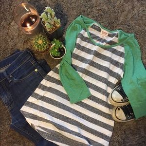 Three Quarter Length Baseball Shirt